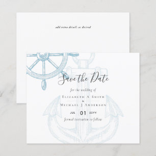 Nautical Ships Wheel Wedding