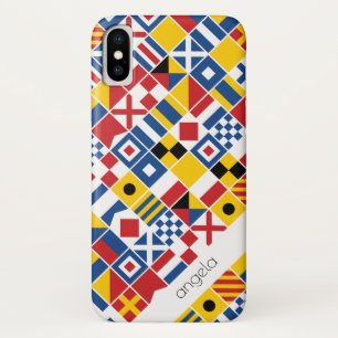 Nautical Signal Flags Pattern Case-Mate iPhone Case