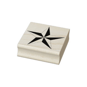 nautical star art stamp