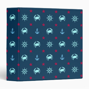 Nautical Star Pattern Binder