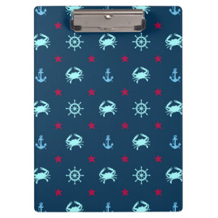 Nautical Star Pattern Clipboard