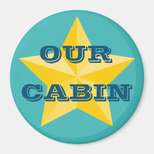 Nautical Star Stateroom Door Marker Magnet