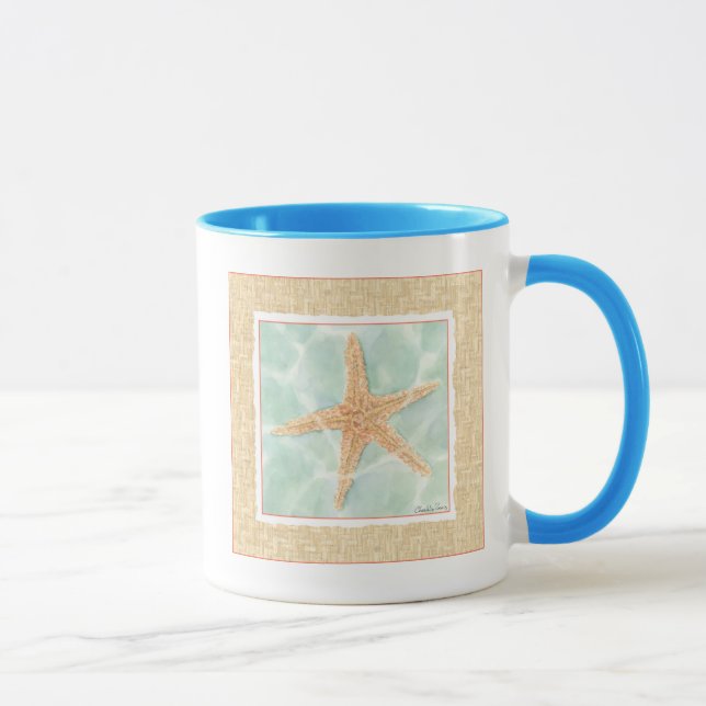 Nautical Starfish in Water Mug (Right)