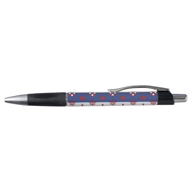 Nautical Stars And Stripes Pattern Pen (Top)
