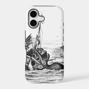 Nautical steampunk octopus vintage kraken drawing