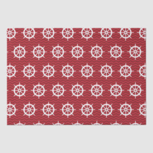 Nautical Steering Wheel Tissue Paper