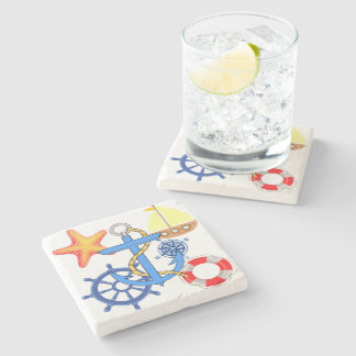Nautical Stone Coaster