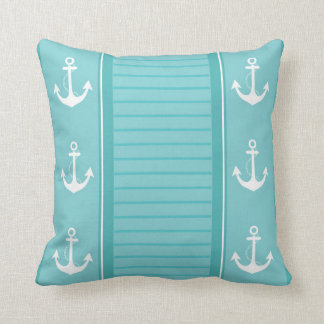 Nautical Stripe Design Throw Pillow