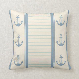Nautical Stripe Design Throw Pillow