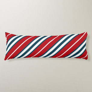 Nautical stripes body pillow