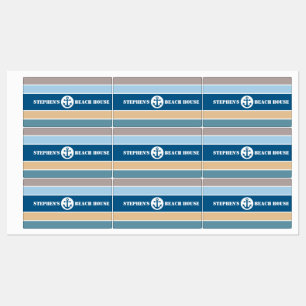 Nautical Stripes custom text