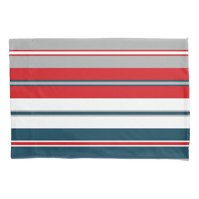 Nautical stripes pillowcase (Front)