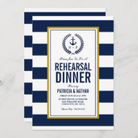 Nautical Style Rehearsal Dinner
