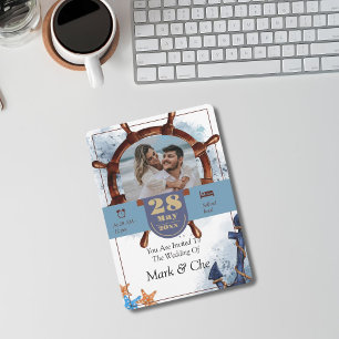 Nautical Stylish Wedding Invitation