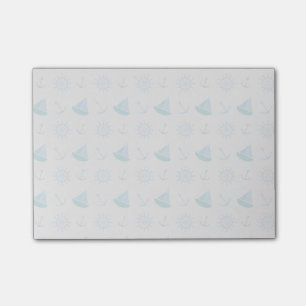 Nautical Summer Fun Pattern Post-it Notes