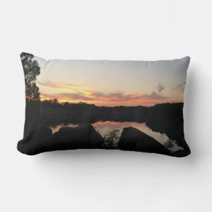nautical TENNESSEE SUNSET photograph Lumbar Pillow