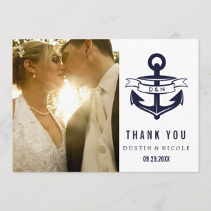 Nautical Thank You Cards   Weddings