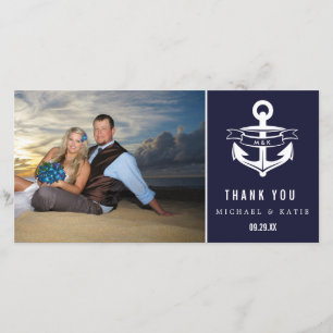 Nautical Thank You Photo Card