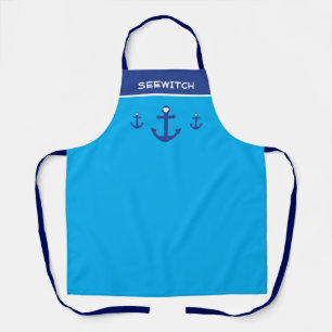 Nautical Theme Anchor Apron