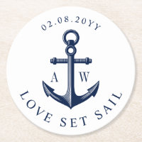 Nautical Theme Anchor Custom Monograms