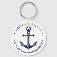 Nautical Theme Anchor Custom Navy