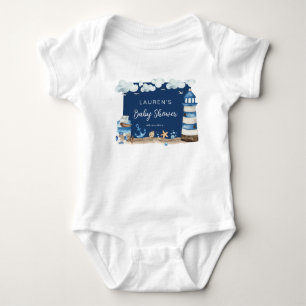 Nautical Theme Baby Shower Baby Bodysuit