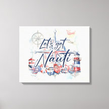 Nautical Theme Canvas Wall Art 