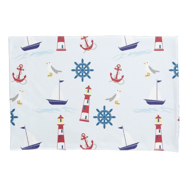 Nautical Theme Pillowcase (Front)