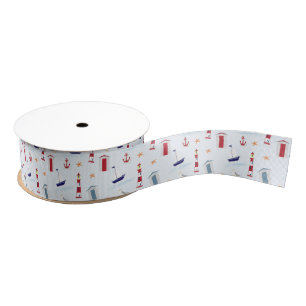 Nautical Theme Ribbon Grosgrain Ribbon