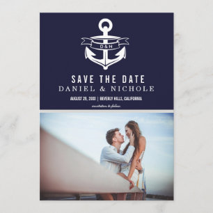 Nautical Theme Save The Date Weddings