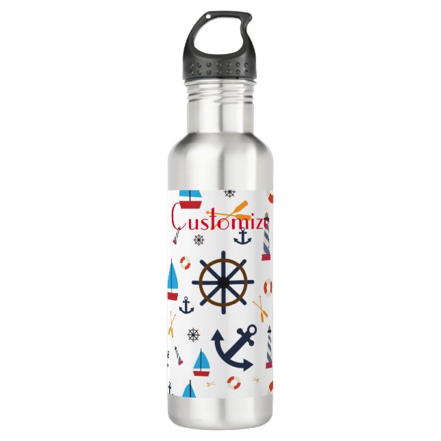 Nautical Theme Thunder_Cove 710 Ml Water Bottle (Front)