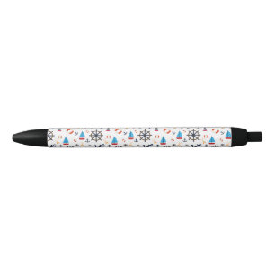 Nautical Theme Thunder_Cove  Blue Ink Pen