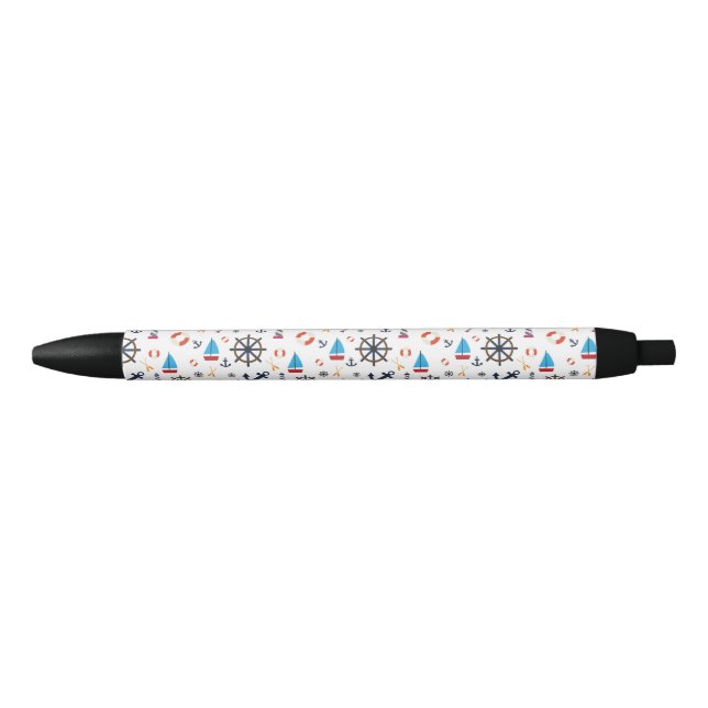 Nautical Theme Thunder_Cove  Blue Ink Pen (Front)