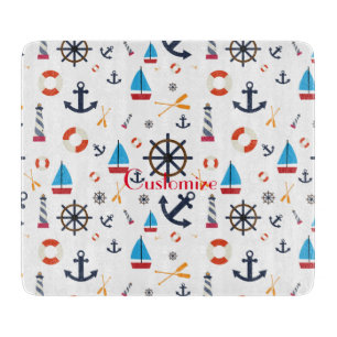 Nautical Theme Thunder_Cove Cutting Board