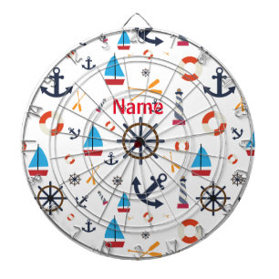 Nautical Theme Thunder_Cove Dartboard