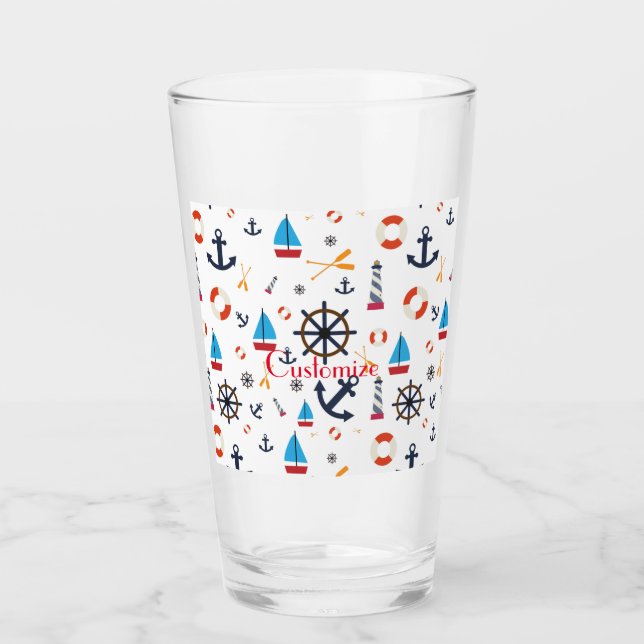 Nautical Theme Thunder_Cove Glass (Front)