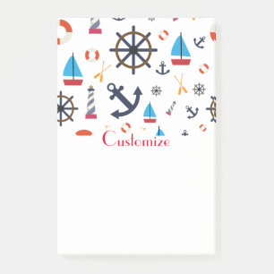 Nautical Theme Thunder_Cove   Post-it Notes
