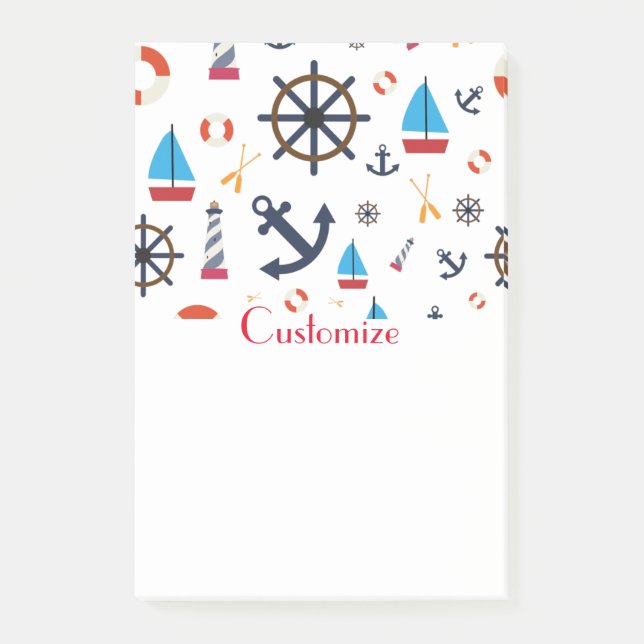 Nautical Theme Thunder_Cove   Post-it Notes (Front)