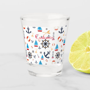 Nautical Theme Thunder_Cove Shot Glass