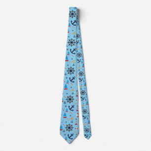 Nautical Theme Thunder_Cove  Tie