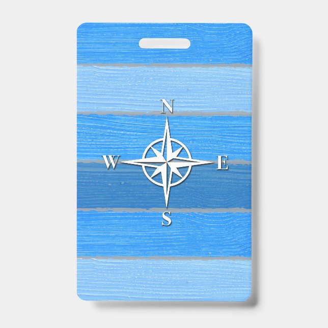 Nautical themed design badge (Front)