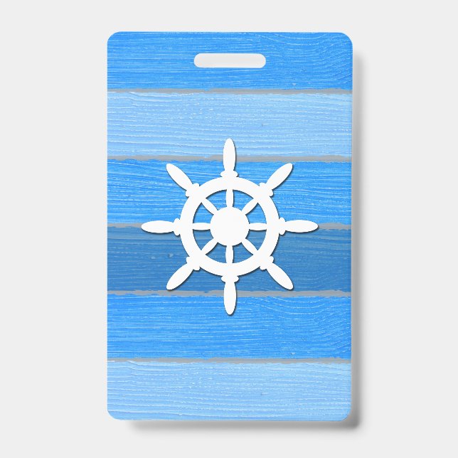 Nautical themed design badge (Front)