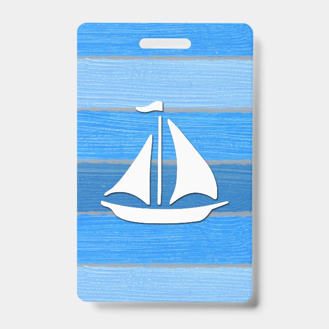 Nautical themed design badge (Front)