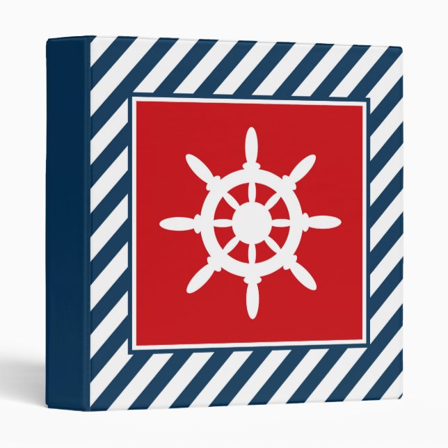 Nautical themed design binder (Front/Spine)