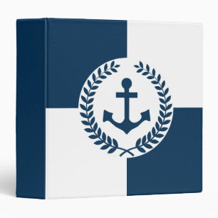 Nautical themed design binder