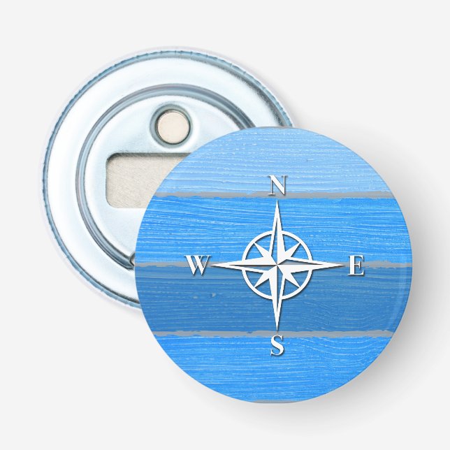 Nautical themed design bottle opener (Front)