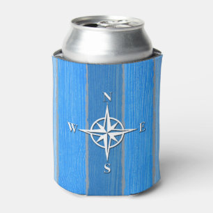 Nautical themed design can cooler