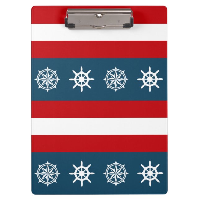 Nautical themed design clipboard (Front)