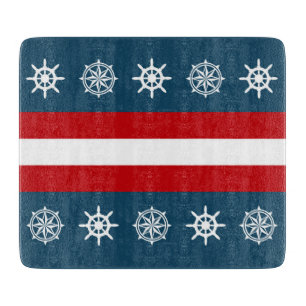 Nautical themed design cutting board