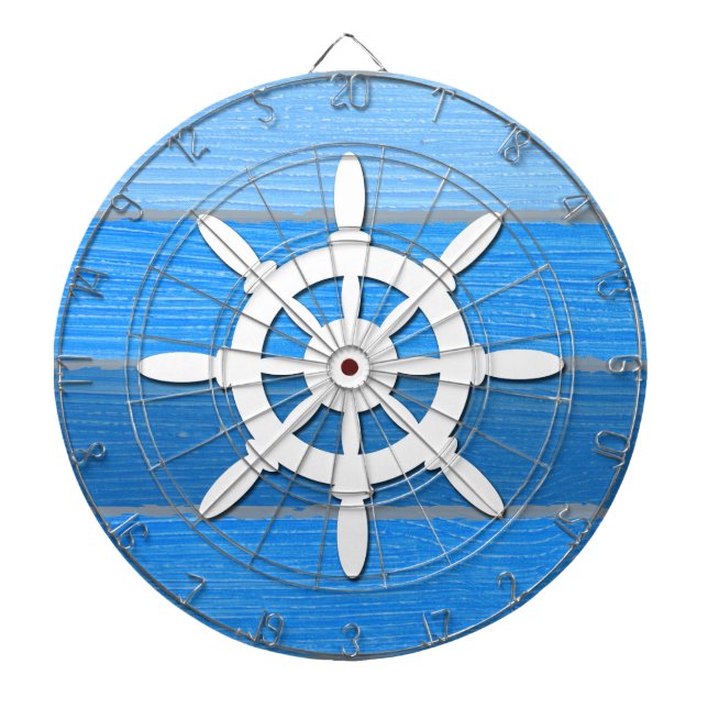 Nautical themed design dartboard (Front)